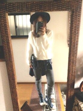 yu…さん（レディース・163cm）の冬コーディネート