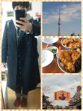 「アイテム（シャツワンピース）」を使った、しほしさん（レディース・160cm・20代）の冬コーディネート