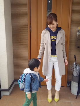 「PROFILE（プロフィール）のアイテム」を使った、harumamaさん（レディース・158cm）の春コーディネート