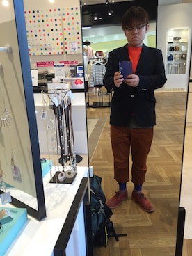 「クロップドパンツ」｜陽さん（メンズ・168cm）の冬コーディネート