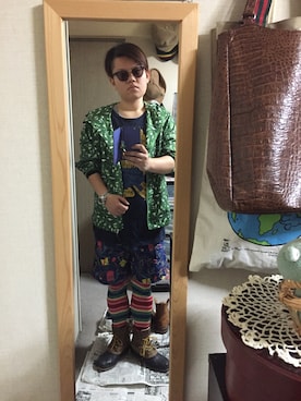 「ガラパン」｜「アイテム（ジャケット/アウター）」を使った、陽さん（メンズ・168cm）の冬コーディネート