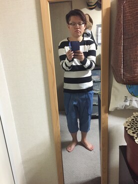 「クロップドパンツ」｜陽さん（メンズ・168cm）の春コーディネート