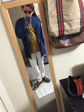 「H-FUSION（エイチ フュージョン）のアイテム」を使った、陽さん（メンズ・168cm）の春コーディネート