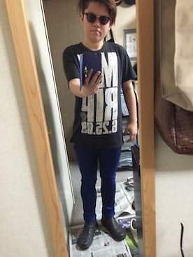 「H-FUSION（エイチ フュージョン）のアイテム」を使った、陽さん（メンズ・168cm）の春コーディネート