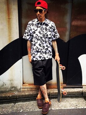 「emerica」｜Yuya Nagaiさん（メンズ・170cm）の夏コーディネート