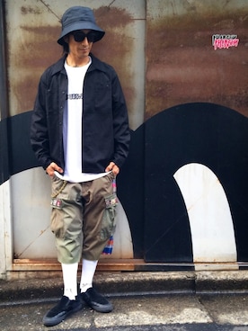 「NADA.（ナダ）のアイテム」を使った、Yuya Nagaiさん（メンズ・170cm）の春コーディネート