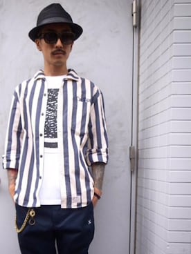 「NADA.（ナダ）のアイテム」を使った、Yuya Nagaiさん（メンズ・170cm）の春コーディネート