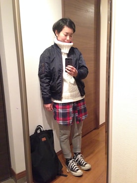 sh!noさん(レディース・150cm)の冬コーディネート