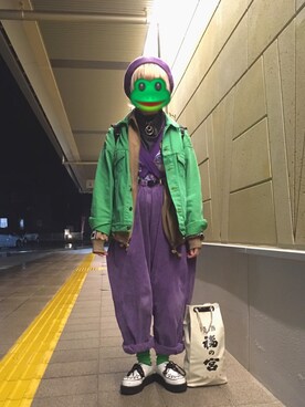 「wilson（ウィルソン）のアイテム（ジャケット/アウター）」を使った、湯さん（レディース・153cm）の秋コーディネート