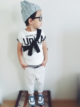 yuuuuuuminさん（キッズ・110cm）の夏コーディネート