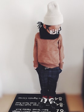 yuuuuuuminさん（キッズ・110cm）の秋コーディネート