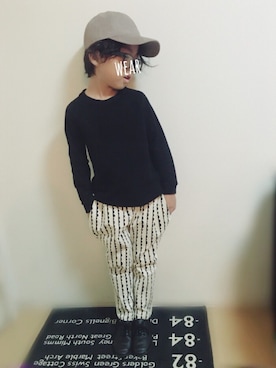 「アイテム（バレエシューズ）」を使った、yuuuuuuminさん（キッズ・120cm）の秋コーディネート