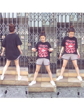 「INFIELDER DESIGN（インフィールダーデザイン）のアイテム（パンツ）」を使った、みやさん（レディース・159cm）の春コーディネート