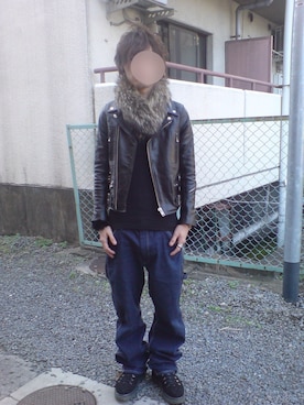 「BellyButton（ベリーボタン）のアイテム」を使った、モーイさん（メンズ・174cm）の春コーディネート