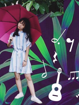 「NO NAME（ノーネーム）のアイテム（ジャケット/アウター）」を使った、咕噜噜さん（レディース・161cm）の夏コーディネート