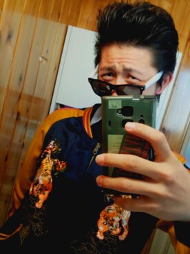 「ANDROID（アンドロイド）のアイテム」を使った、ファッションboyアクツさん（メンズ・173cm）の冬コーディネート