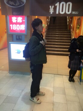 「FOREVER 21（フォーエバー トゥエンティーワン）のアイテム（その他）」を使った、ファッションboyアクツさん（メンズ・168cm）の冬コーディネート