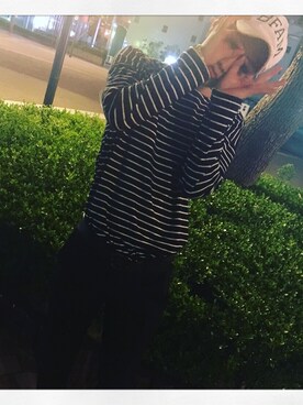 「DHOLIC（ディーホリック）のアイテム（スラックス）」を使った、chansoさん（メンズ・178cm）の夏コーディネート