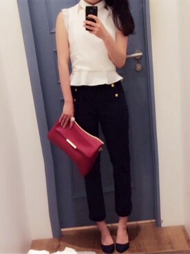 IKEDAさん（レディース・154cm）の夏コーディネート