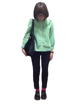 monneさん（レディース・159cm）の春コーディネート