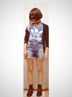 monneさん（レディース・159cm）の夏コーディネート