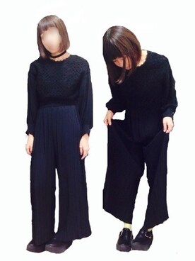 monneさん（レディース・159cm）の秋コーディネート