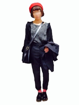 monneさん（レディース・159cm）の秋コーディネート