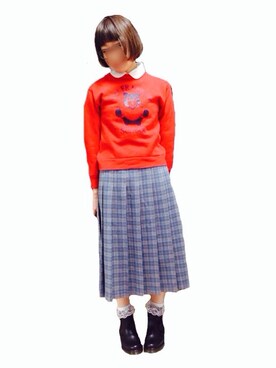 monneさん（レディース・159cm）の秋コーディネート