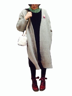 monneさん（レディース・159cm）の秋コーディネート