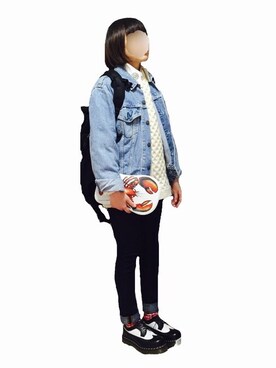 monneさん（レディース・159cm）の冬コーディネート