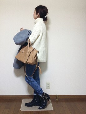 「STYLE DELI（スタイルデリ）のアイテム」を使った、さくらさん（レディース・160cm）の春コーディネート