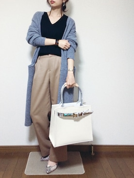 「7-ID concept.（セブンアイディ コンセプト）のアイテム」を使った、さくらさん（レディース・160cm）の春コーディネート