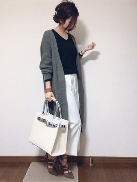 「7-ID concept.（セブンアイディ コンセプト）のアイテム」を使った、さくらさん（レディース・160cm）の春コーディネート