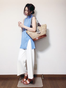 「Rapture（ラプチャー）のアイテム」を使った、さくらさん（レディース・160cm）の春コーディネート