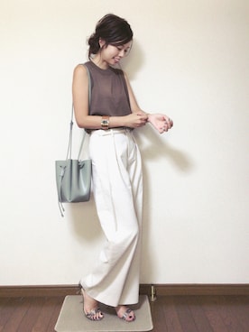 さくらさん（レディース・160cm）の夏コーディネート