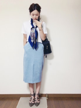 「MuseR（ミュザー）のアイテム」を使った、さくらさん（レディース・160cm）の夏コーディネート