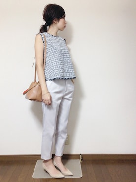 「IENA（イエナ）の《追加》GIANNI NOTARO ワンハンドルBAG◆（ショルダーバッグ）」を使った、さくらさん（レディース・160cm）の秋コーディネート
