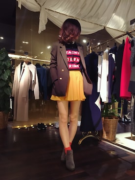 ENDさん（レディース・164cm）の秋コーディネート