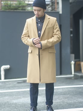 「ami（アミ）のアイテム（その他）」を使った、miya1218さん（メンズ・173cm）の秋コーディネート