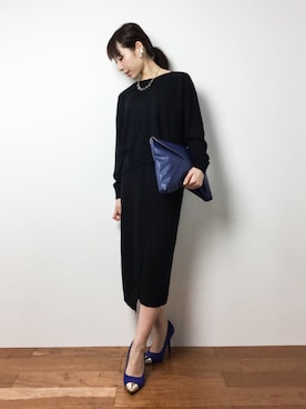 田中彩央里さん(レディース・158cm)の秋コーディネート