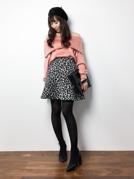 田中彩央里さん(レディース・158cm)の冬コーディネート