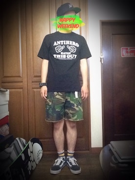 t.mさん（メンズ・174cm）の夏コーディネート