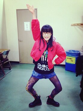 「G.V.G.V.（ジーヴィージーヴィー）のアイテム（その他アウター）」を使った、TENTENKO(BiS)さん（レディース・142cm）の春コーディネート
