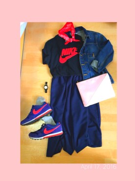 Ryu.さん（レディース・162cm）の春コーディネート