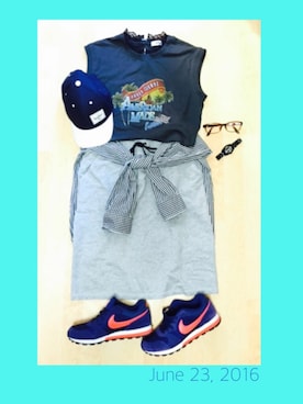 Ryu.さん(レディース・162cm)の夏コーディネート