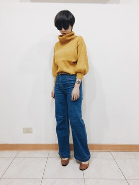 「Artemis（アルテミス）のアイテム」を使った、+Hさん（レディース・165cm）の冬コーディネート