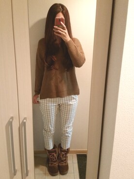 「全体図のアイテム（その他、その他）」を使った、AYAKO☺さん（レディース・167cm）の秋コーディネート