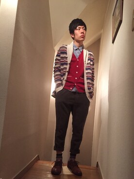 ばそんさん(メンズ・174cm)の冬コーディネート