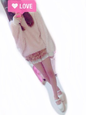 「アイテム（パンプス）」を使った、Yurieさん（レディース・158cm・10代）の冬コーディネート