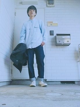 「アローズ」｜まさおさん（メンズ・167cm）の秋コーディネート